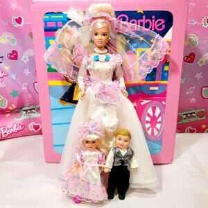 Kid Kore My Wedding Day Kelsey Jodi & Timmy Set Barbie Clone Bride Vintage 1990s